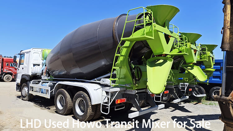 LHD 6x4 Used Howo Transit Mixer 380 HP for Sale in Cameroon