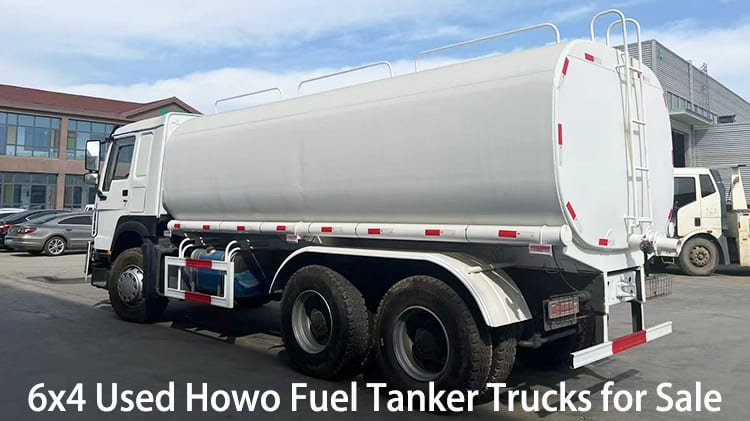 6x4 Used Howo Fuel Tanker Trucks 371 HP for Sale in Cameroon Kribi