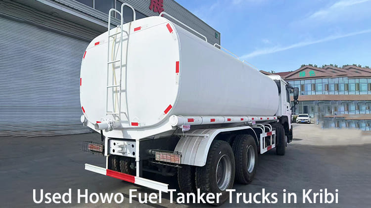 6x4 Used Howo Fuel Tanker Trucks 371 HP for Sale in Cameroon Kribi