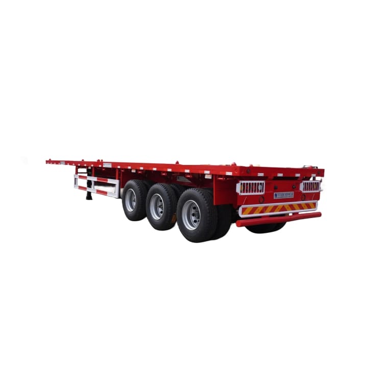 3 Axle 40Ft Flatbed Trailer