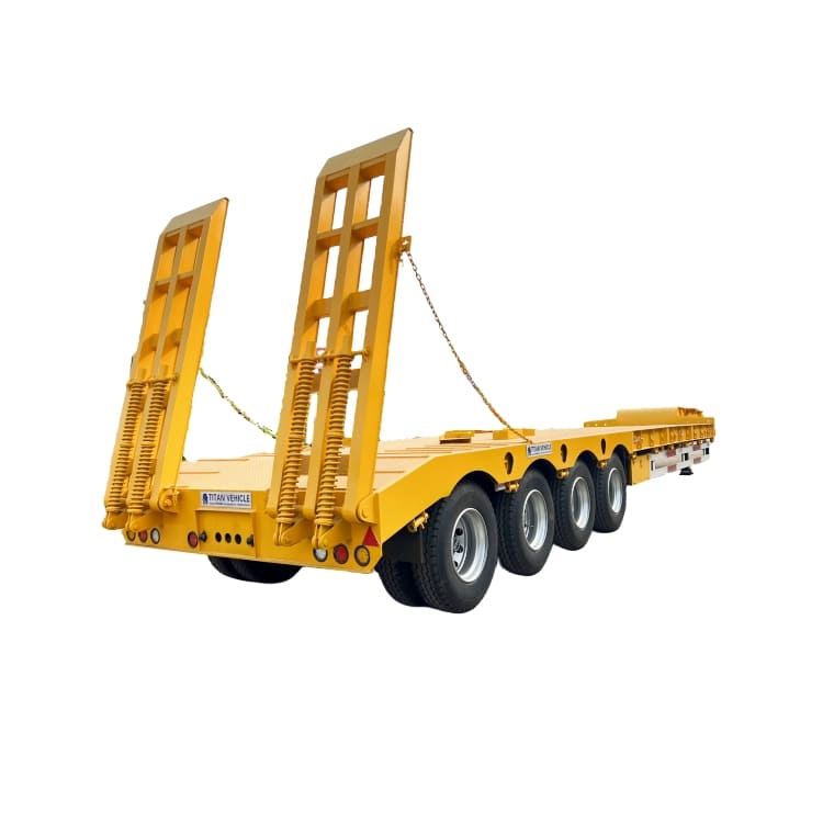 80 Ton 4 Axle Low Loader Trailer 