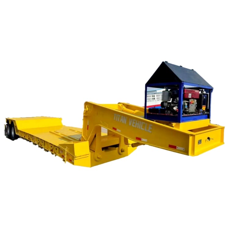 2 Axle 40Ft Gooseneck Trailer