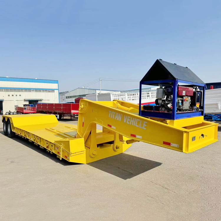 50 Ton Lowboy Truck Trailer