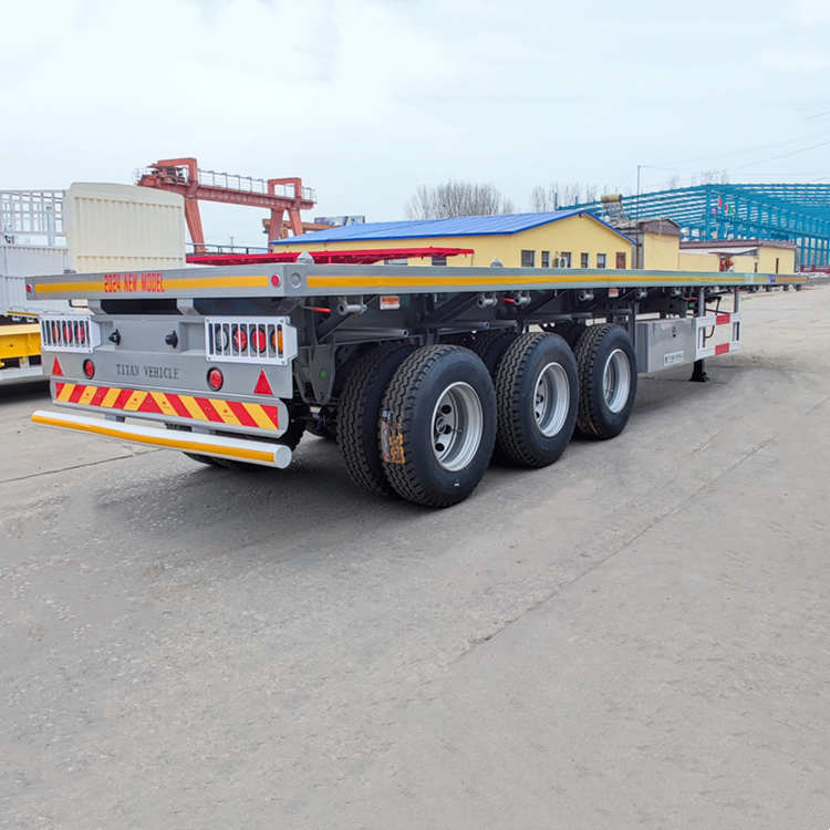 3 Axle Flatbed Trailer