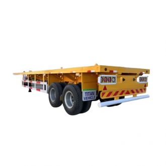 2 Axle Flatbed Trailer Price