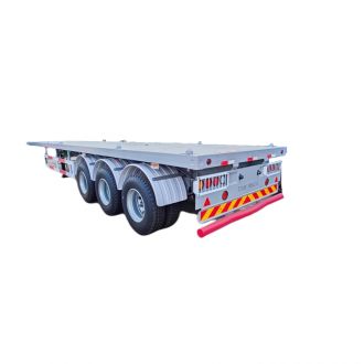 40Ft 3 Axle Flatbed Semi Trailer 