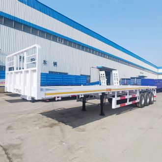 New 40Ft Flat Bed Semi Trailer 