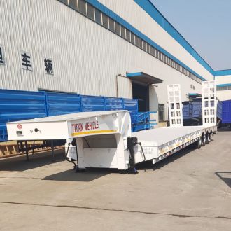 3 Axle Lowbed Semi Trailer 