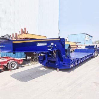 3 Axle 80 Ton RGN Lowboy