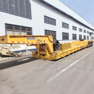 4 Axle 100 Tons Lowboy Trailer