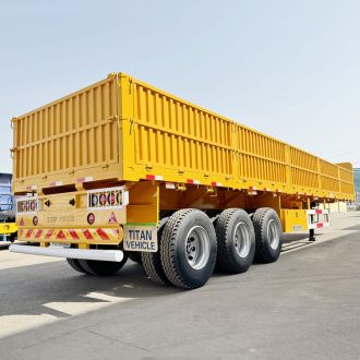 Tri Axle Semi Cargo Trailer Side Boards