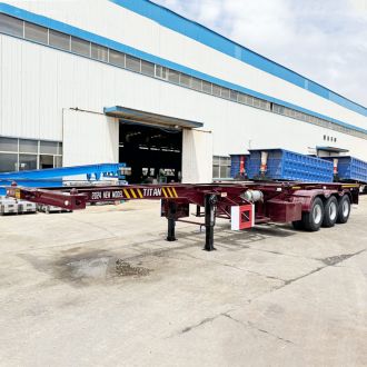 New 40 Ft Tri Axle Skeletal Semi Trailer