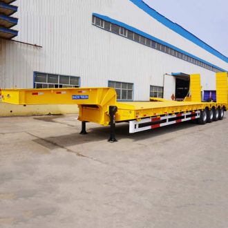 Hydraulic Low Bed Trailer Truck