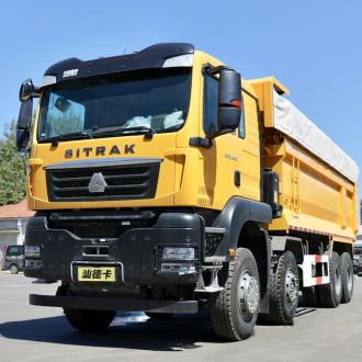 LHD Used Sitrak Dump Truck 400 HP