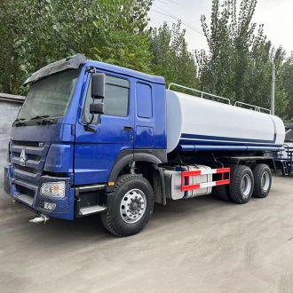Second Hand Howo Water Tank Truck 371 HP
